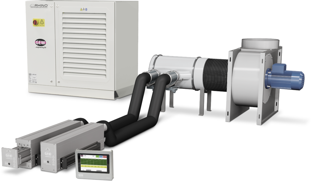 ระบบ E2C พร้อม RHINO PSU + Touchscreen2