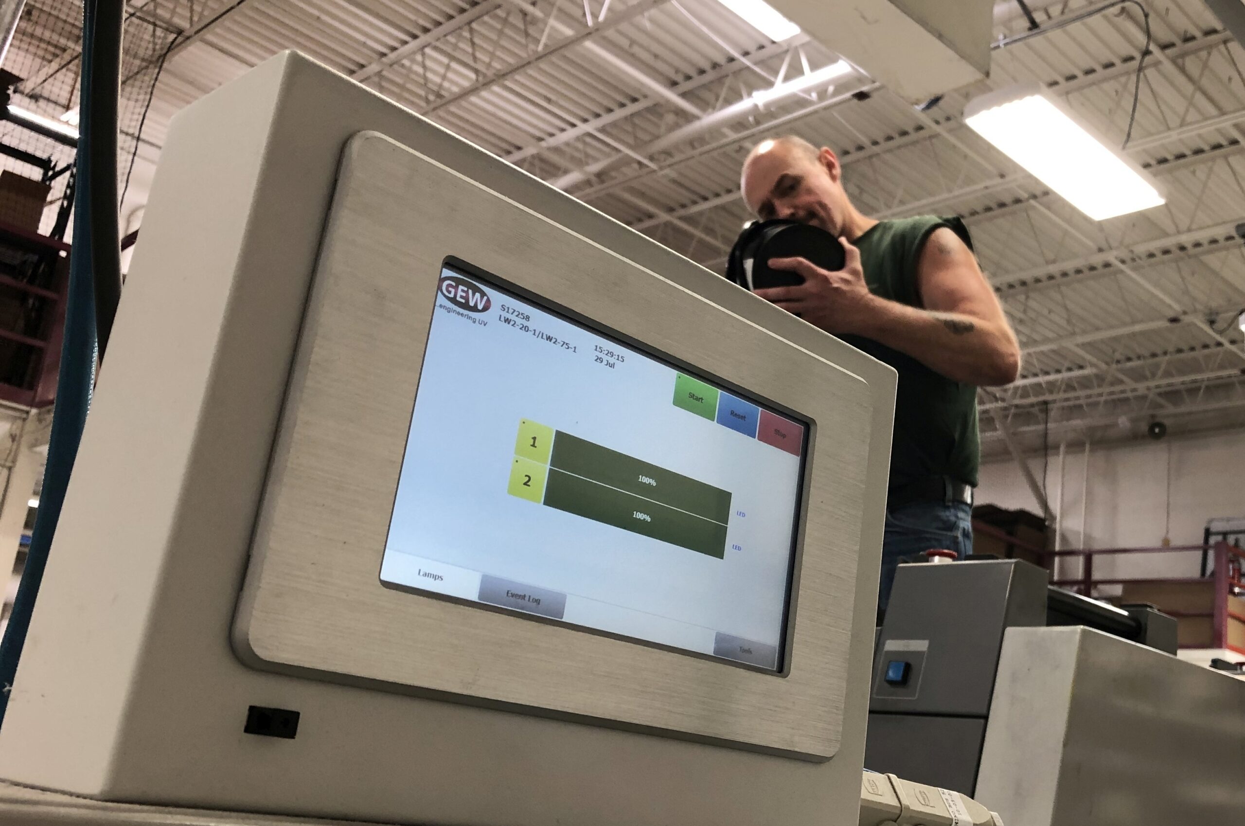 หน้าจอสัมผัส GEW HMI